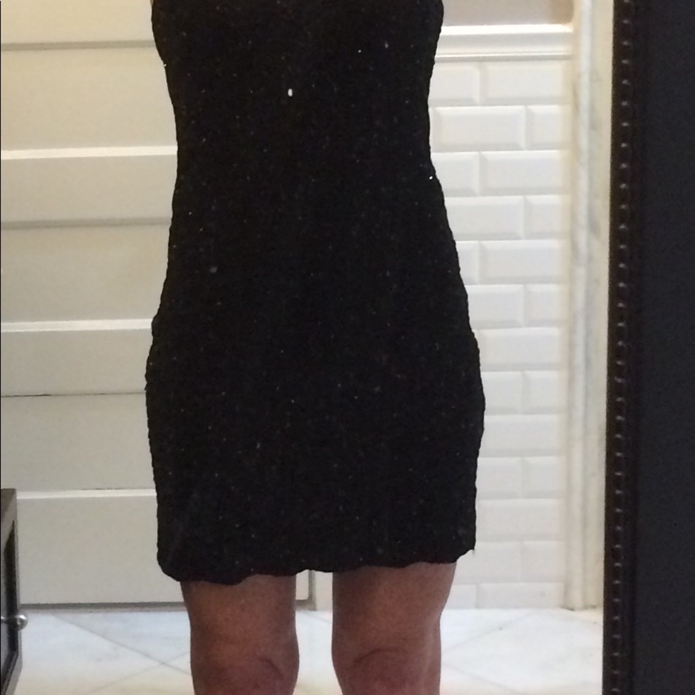 Griffith Gray for St. John little black dress